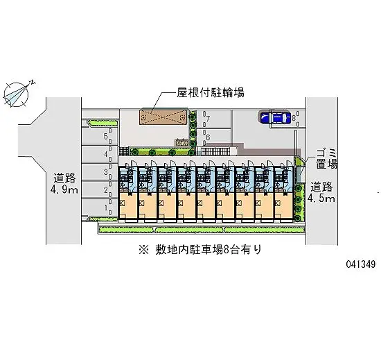 ★手数料０円★秦野市西大竹 月極駐車場